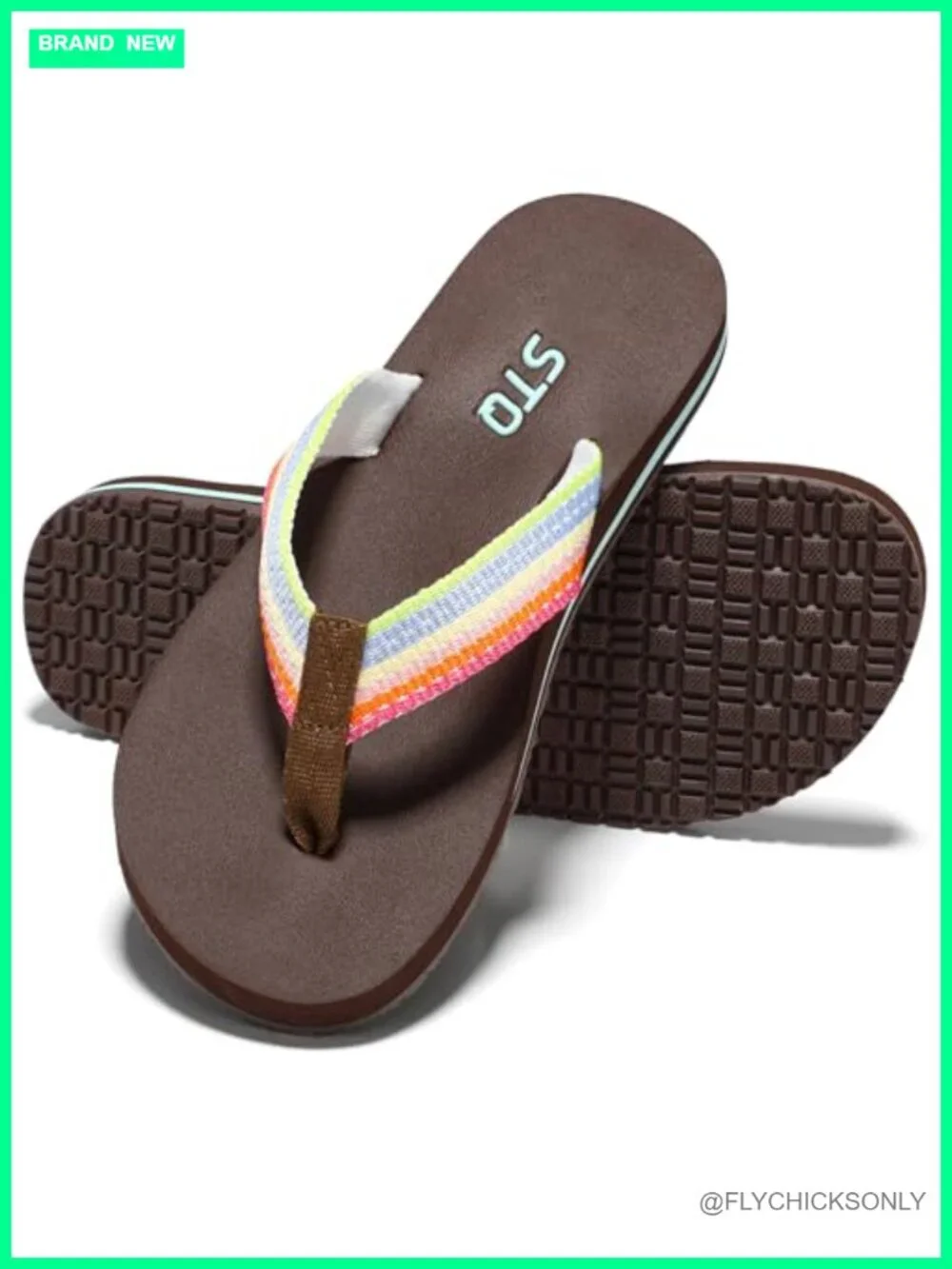 Arch Support Flip Flops Thong Sandals Yoga Mat Sole Quick Dry Beach Shower Pool